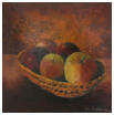 Panier de fruits - Huile - Michaux